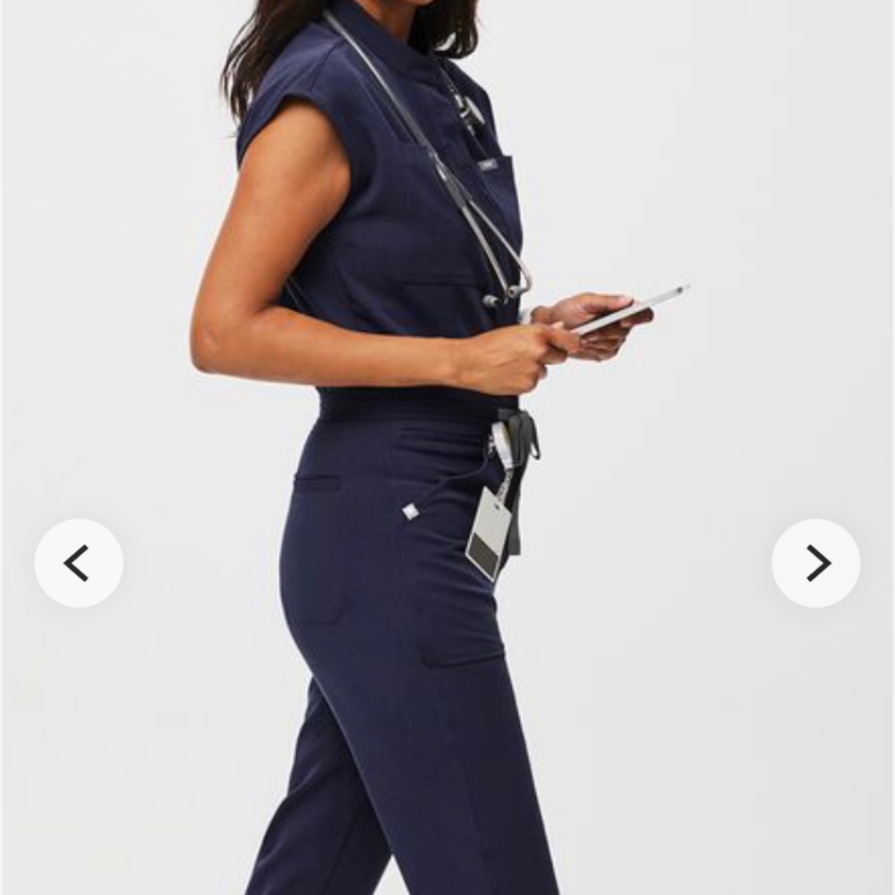 FIGS XXS Rafaela Jogger Jumpsuit Navy